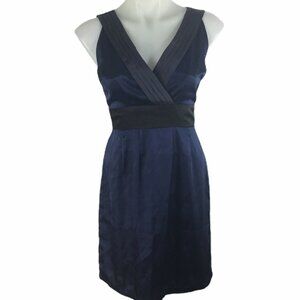 Nicolette Dress Blue Pleat Sleeveless